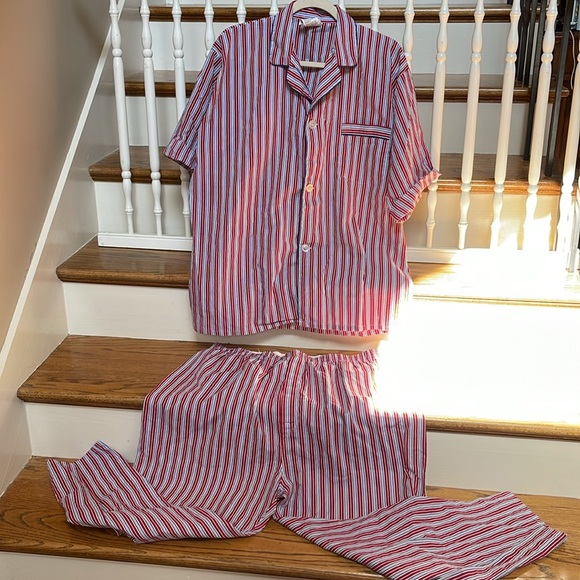 Puritan sleep Other - Men’s sleep 🛌 top and bottom. Puritan XL red white and blue and gray.